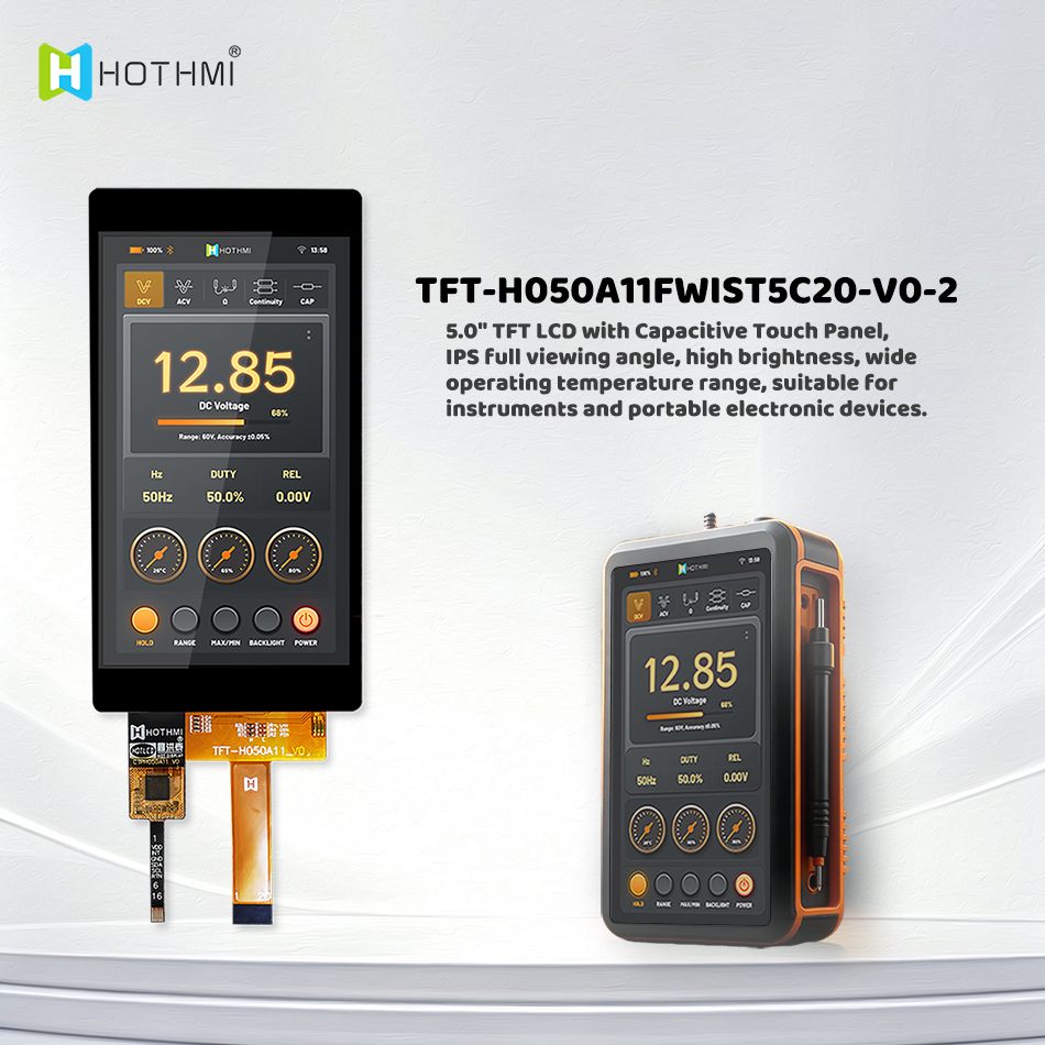 5.0 inch TFT LCD With Capacitive Touch Panel